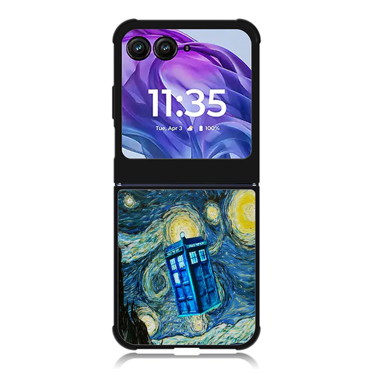 Doctor who Starry night Motorola Moto Razr 2024 , Moto Razr 50 Case FE1657