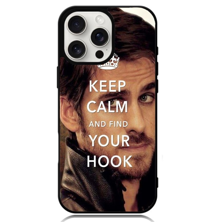 Once Upon A Time Captain Hook Keep Calm Case iPhone 16 Pro BC1659