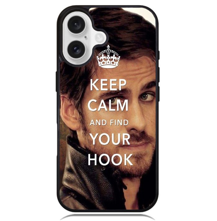 Once Upon A Time Captain Hook Keep Calm Case iPhone 16 BC1659