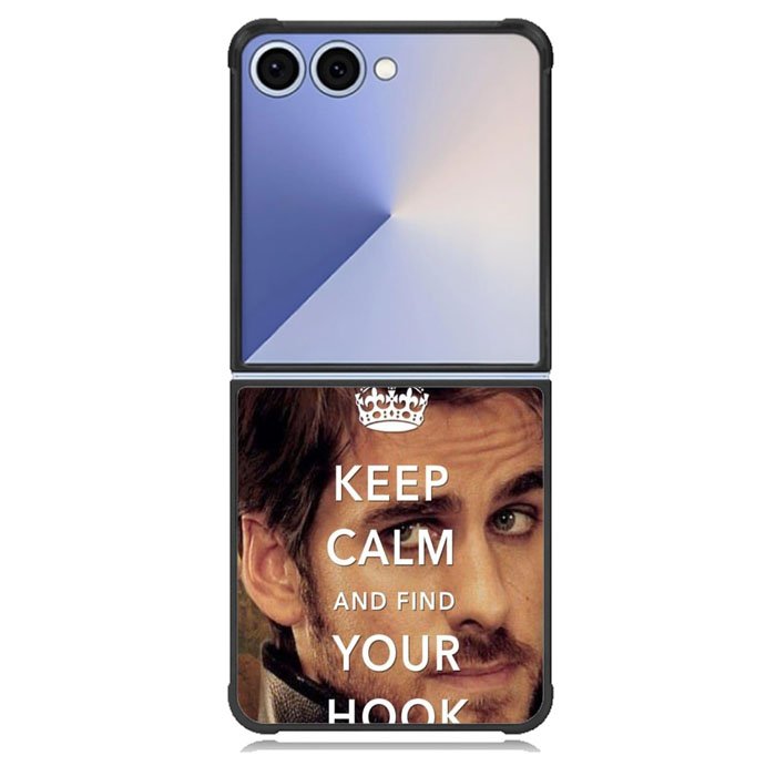 Once Upon A Time Captain Hook Keep Calm Samsung Galaxy Z Flip 7 Case BC1659
