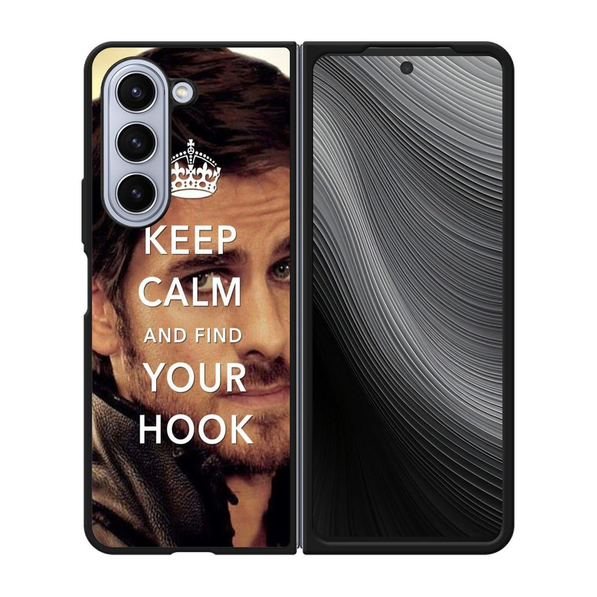 Once Upon A Time Captain Hook Keep Calm Case Samsung Galaxy z Fold 5 5G BC1659
