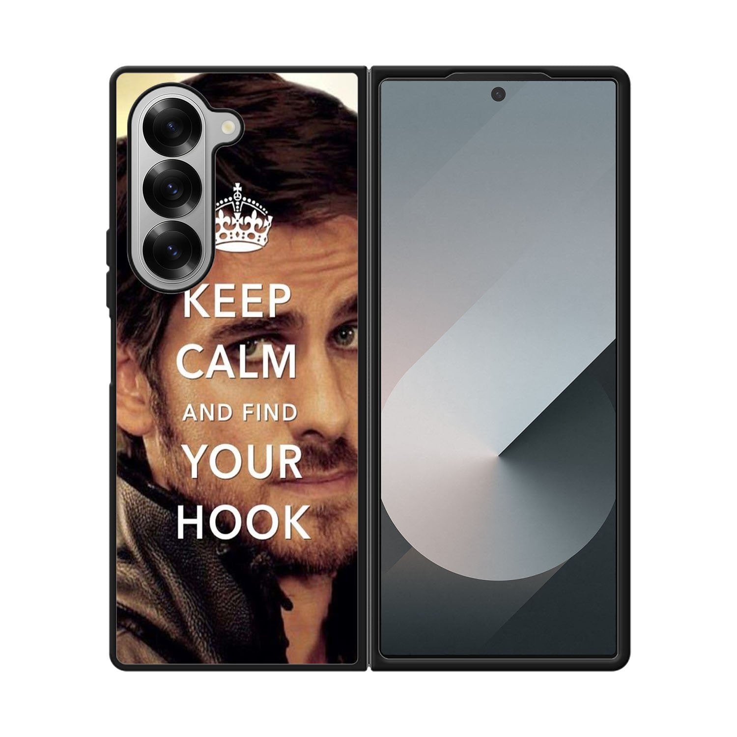 Once Upon A Time Captain Hook Keep Calm Case Samsung Galaxy Z Fold 6 5G BC1659