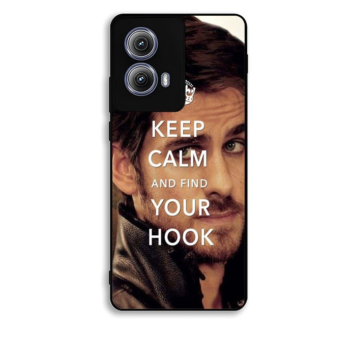 Once Upon A Time Captain Hook Keep Calm Motorola Moto Edge 2024 Case BC1659