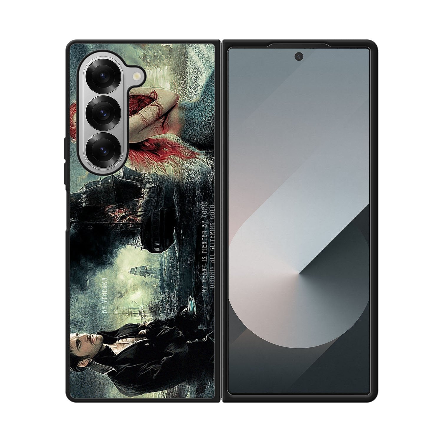 Once Upon A Time Captain Hook cover quote Case Samsung Galaxy Z Fold 6 5G BC1660