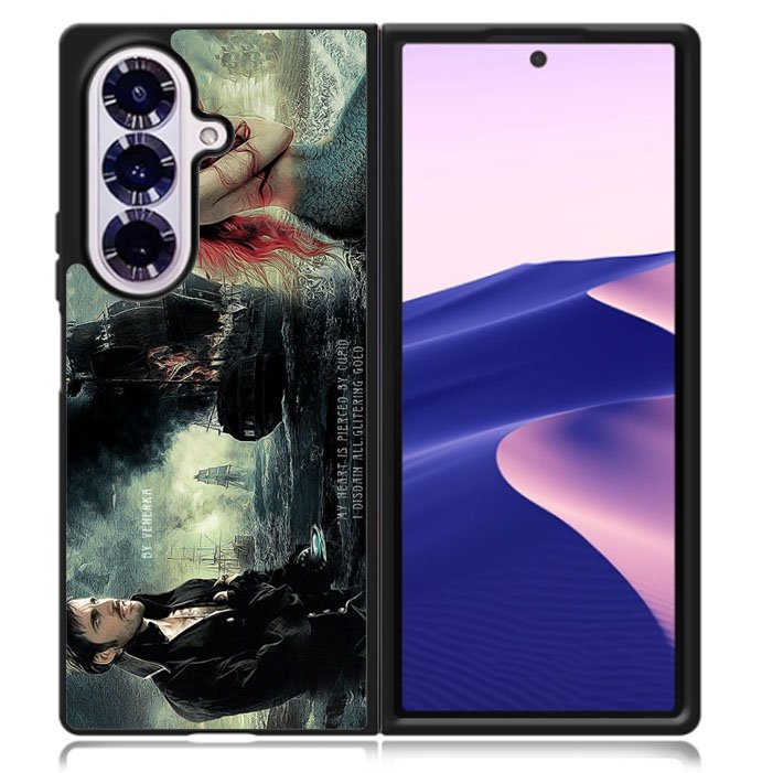 Once Upon A Time Captain Hook cover quote Samsung Galaxy Z Fold 7 5G Case BC1660