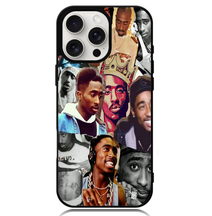 Tupac Shakur collage Case iPhone 16 Pro BC1663