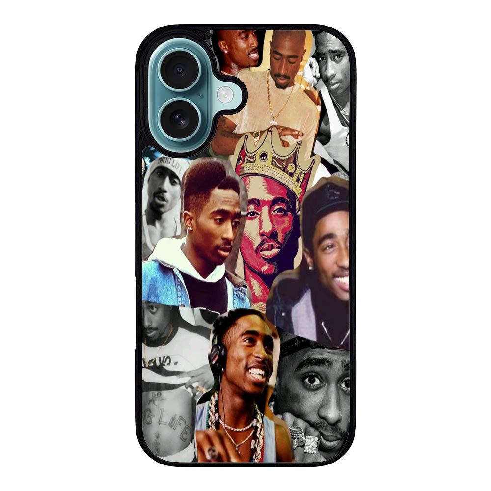 Tupac Shakur collage Case iPhone 16 Plus BC1663