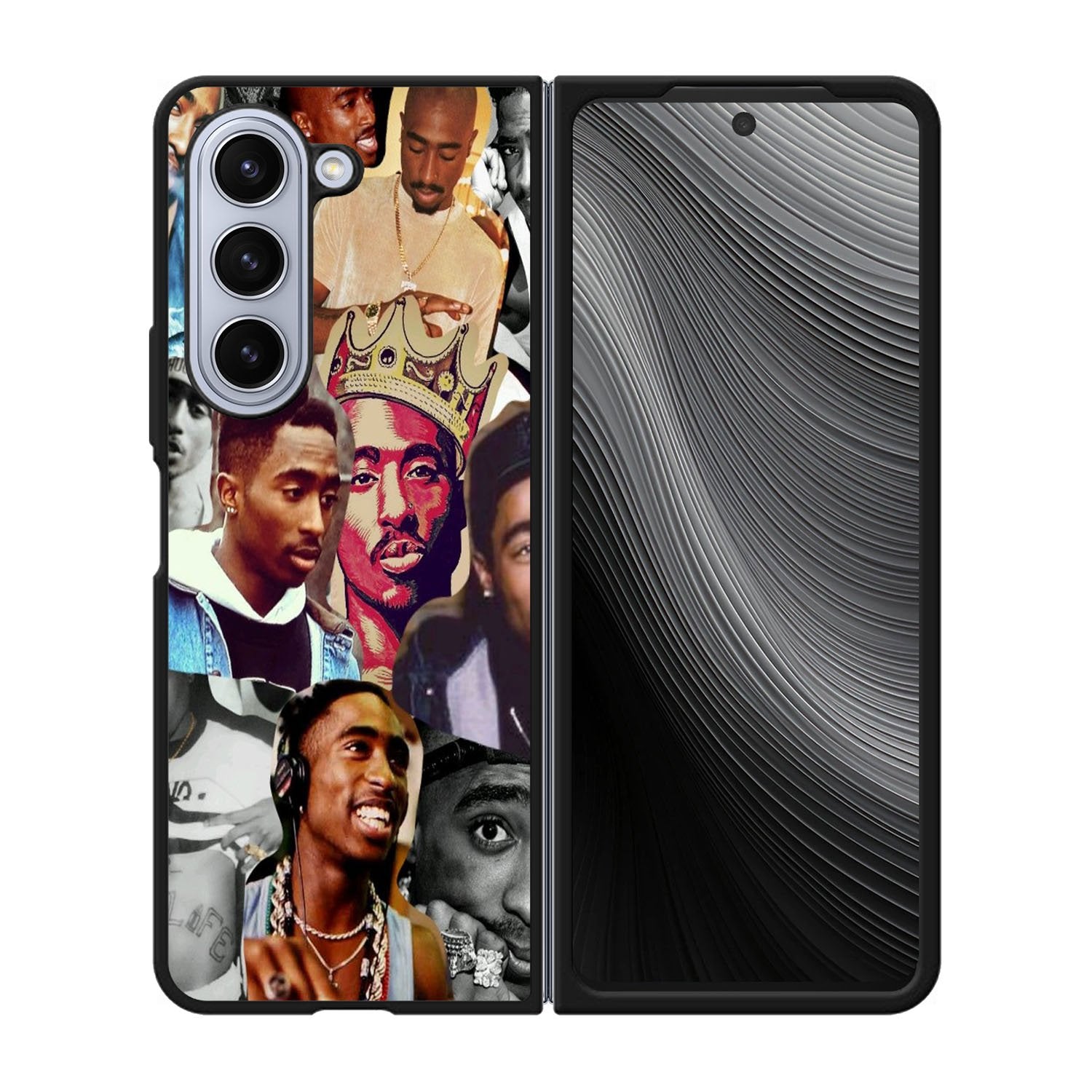 Tupac Shakur collage Case Samsung Galaxy z Fold 5 5G BC1663