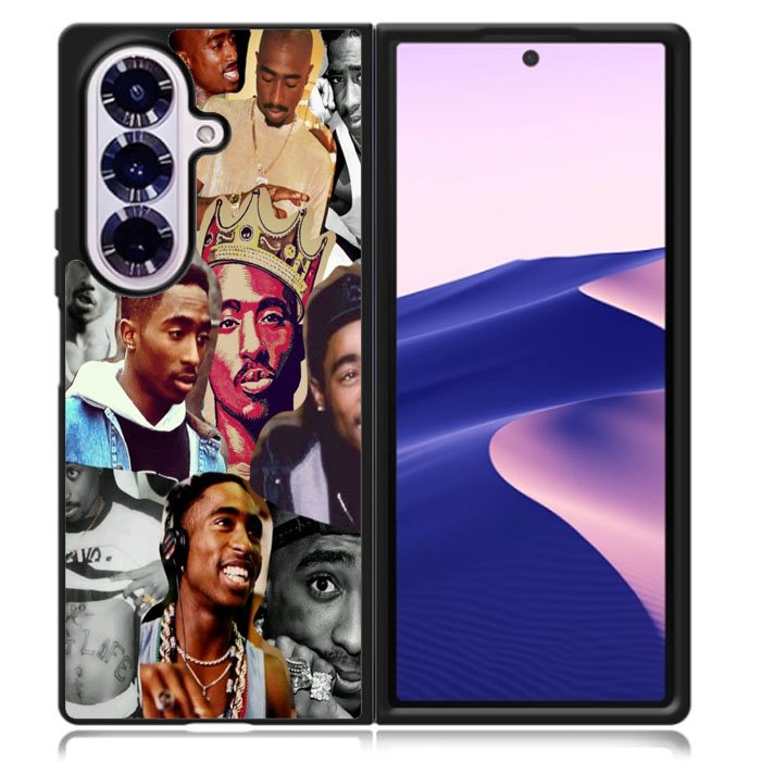 Tupac Shakur collage Samsung Galaxy Z Fold 7 5G Case BC1663