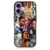 Tupac Shakur collage iPhone 17 Case BC1663