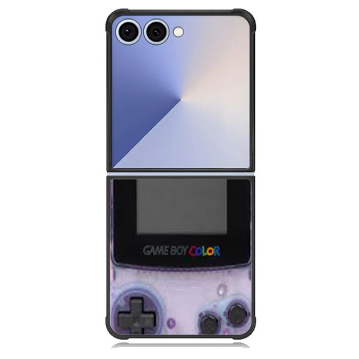 purple gameboy Samsung Galaxy Z Flip 7 Case BC1666