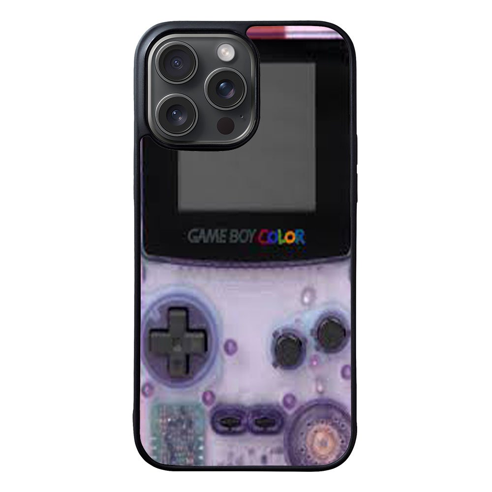 purple gameboy Case iPhone 15 Pro Max BC1666