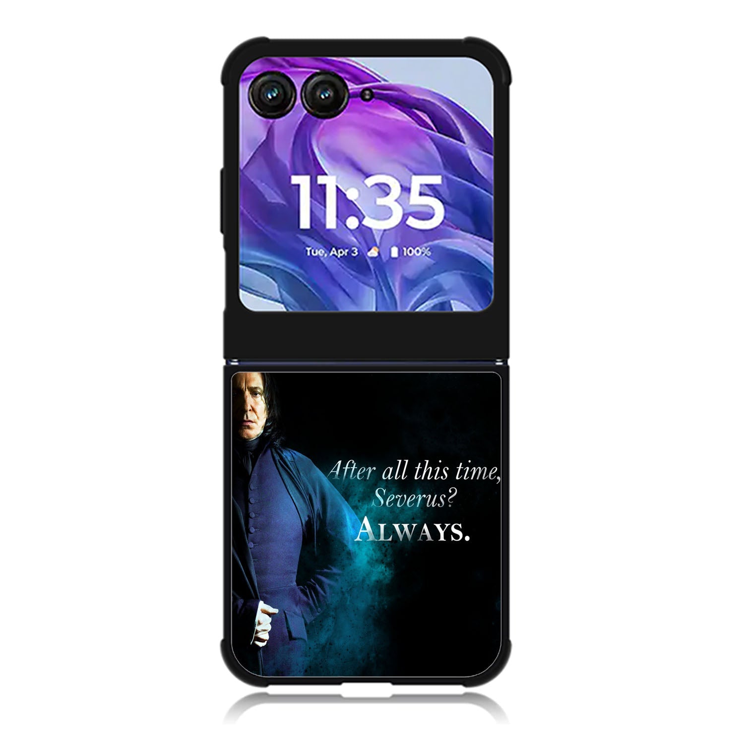 Severus snape , after all this time quote Motorola Moto Razr 2024 , Moto Razr 50 Case FE1671