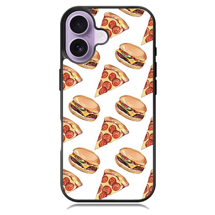 Pizza, hamburger 1 iPhone 17 Case BC1673
