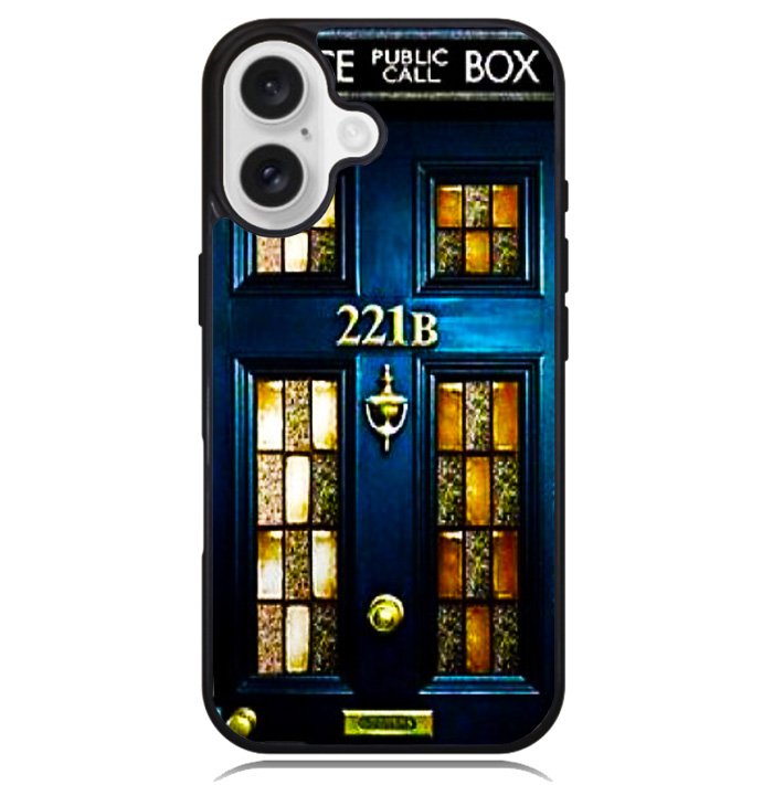 tardis sherlock holmes Case iPhone 16 BC1674