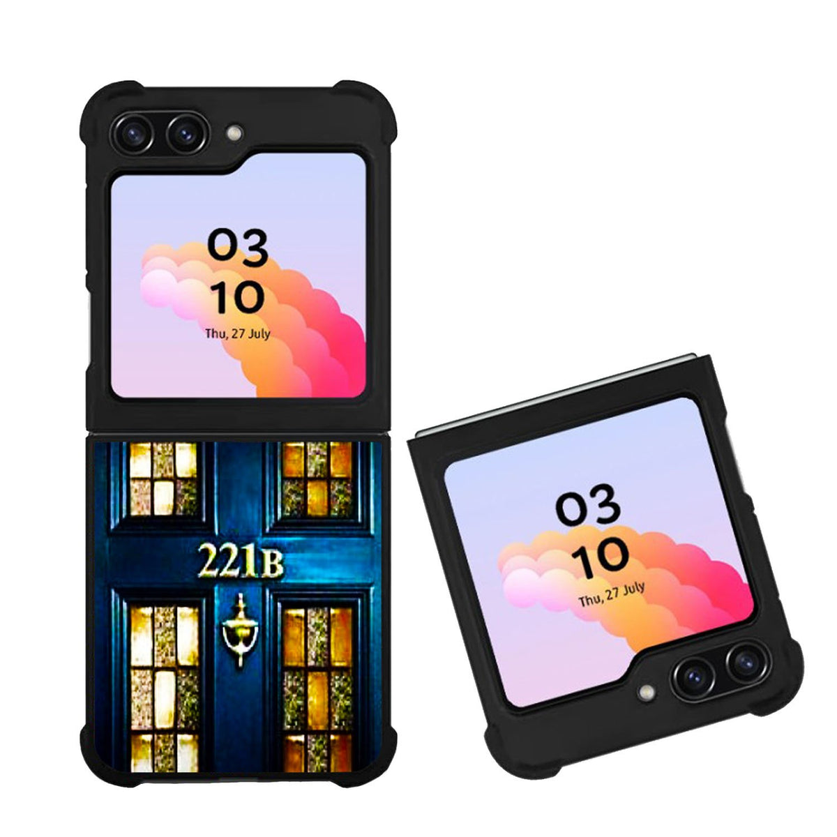 tardis sherlock holmes Case Samsung Galaxy Z Flip 5 5G BC1674