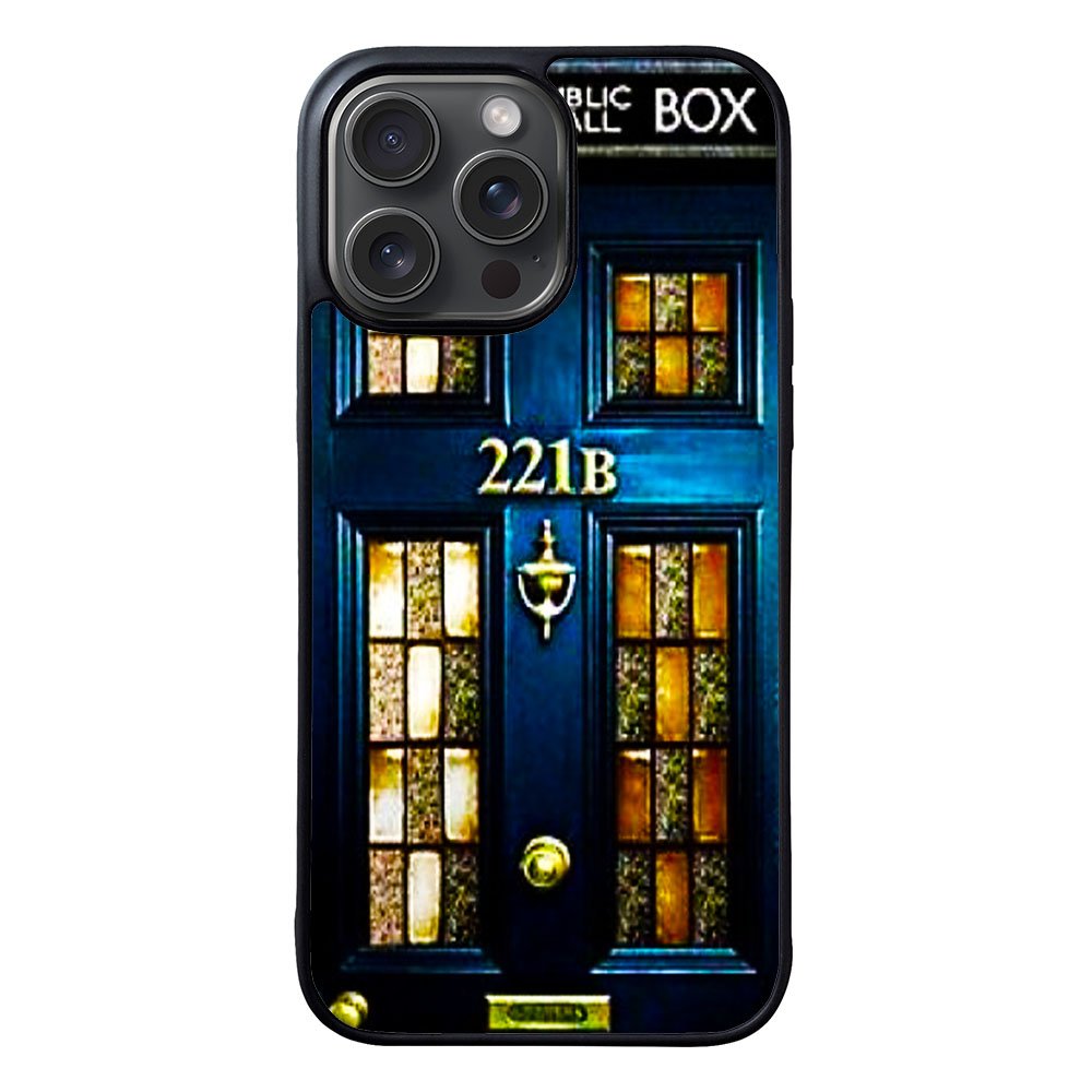 tardis sherlock holmes Case iPhone 15 Pro BC1674