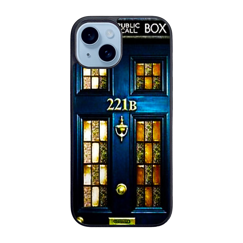 tardis sherlock holmes Case iPhone 15 BC1674
