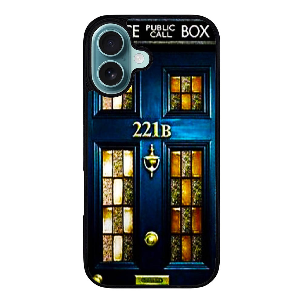 tardis sherlock holmes Case iPhone 16 Plus BC1674