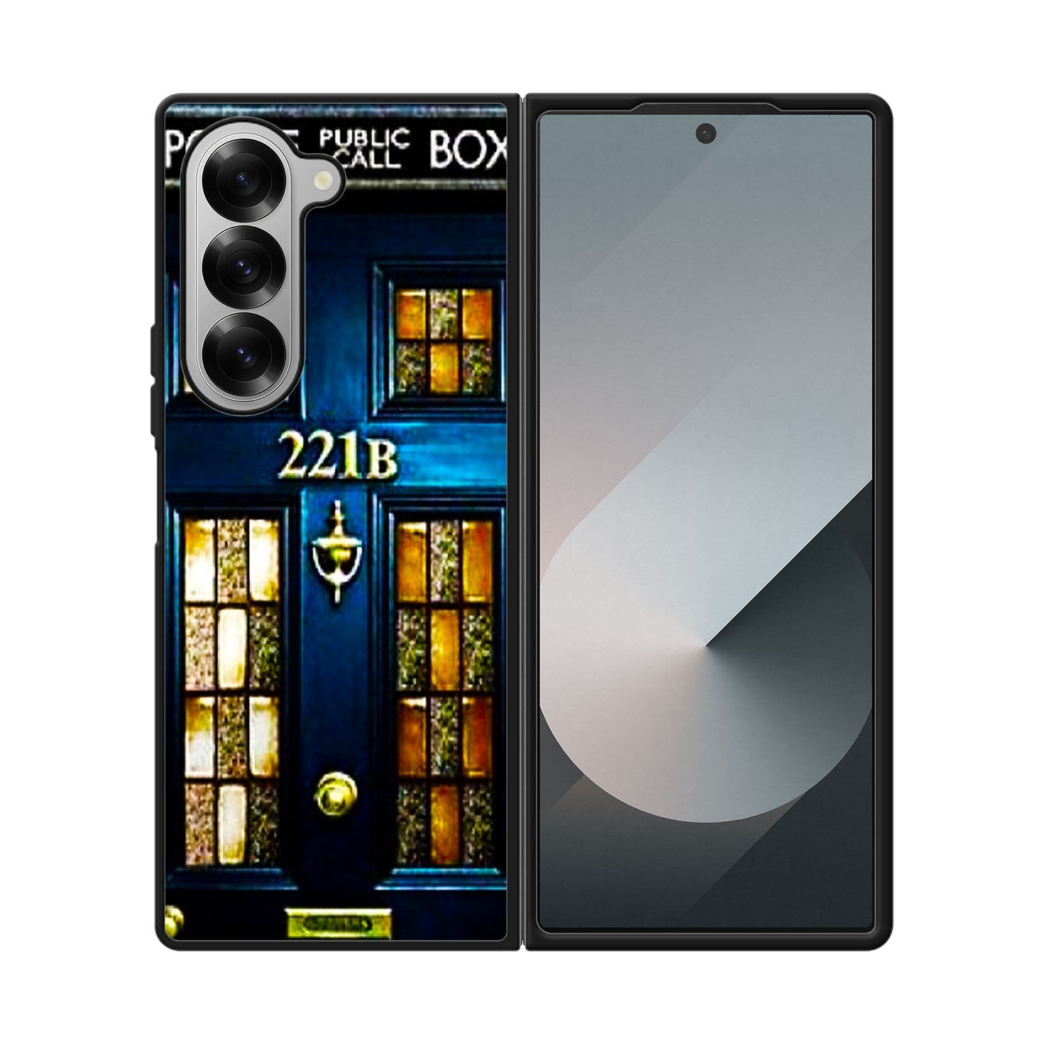 tardis sherlock holmes Case Samsung Galaxy Z Fold 6 5G BC1674