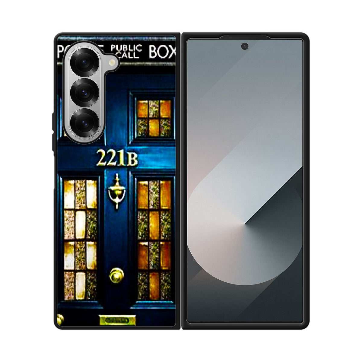 tardis sherlock holmes Case Samsung Galaxy Z Fold 6 5G BC1674