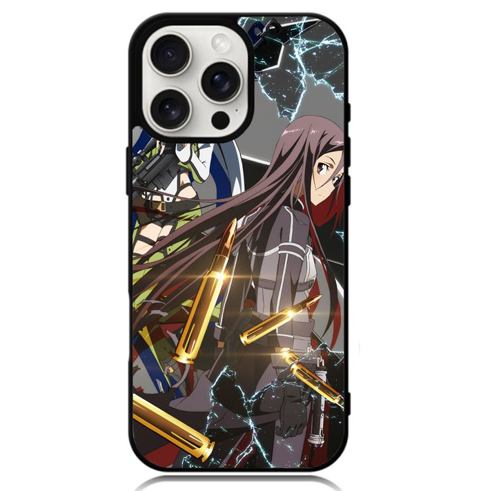Sword Art Online Season 2 , Kirito and Sinon Case iPhone 16 Pro BC1675
