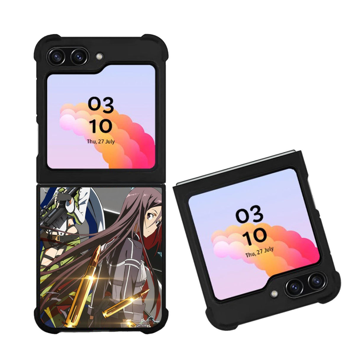 Sword Art Online Season 2 , Kirito and Sinon Case Samsung Galaxy Z Flip 5 5G BC1675