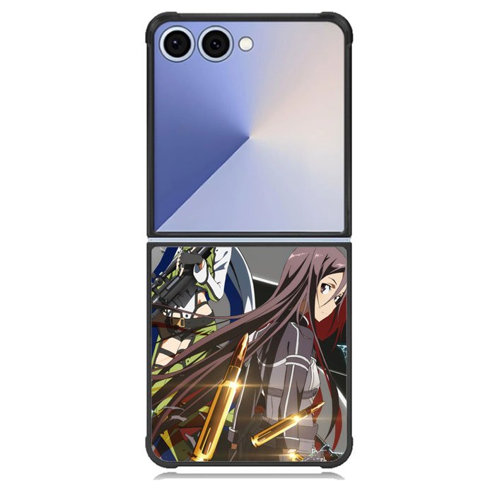 Sword Art Online Season 2 , Kirito and Sinon Samsung Galaxy Z Flip 7 Case BC1675
