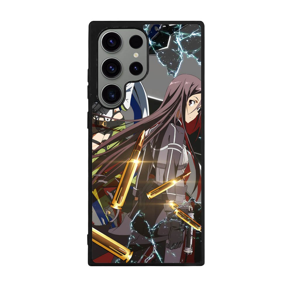 Sword Art Online Season 2 , Kirito and Sinon Case Samsung Galaxy S24 Ultra 5G BC1675