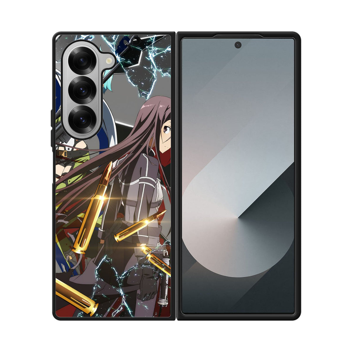 Sword Art Online Season 2 , Kirito and Sinon Case Samsung Galaxy Z Fold 6 5G BC1675