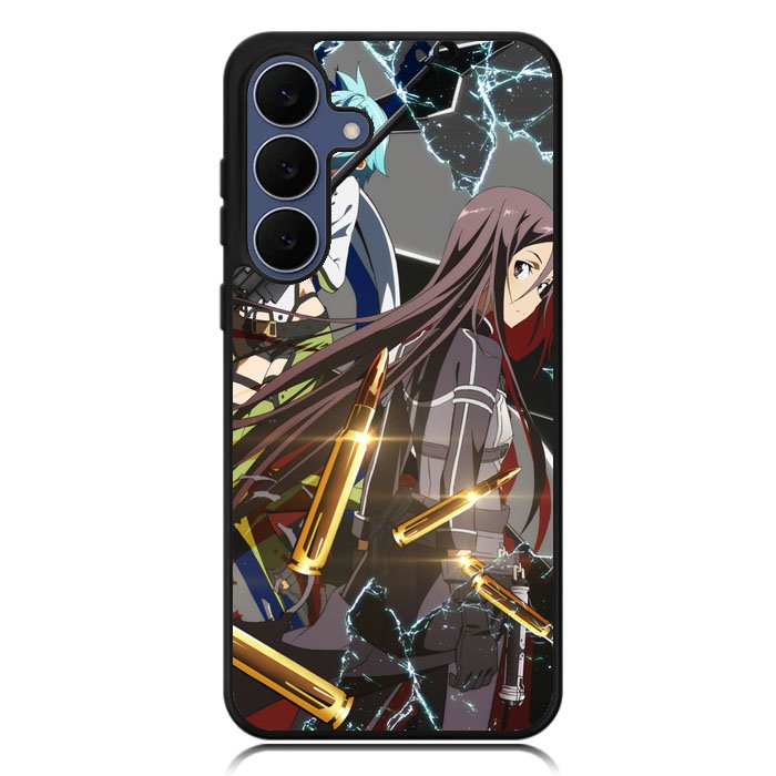 Sword Art Online Season 2 , Kirito and Sinon Samsung Galaxy S25 FE Case BC1675