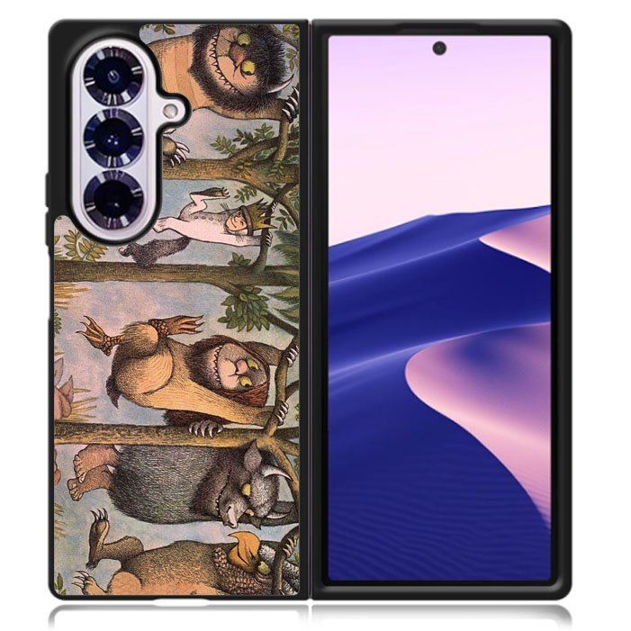 Where The Wild Things Are funny Samsung Galaxy Z Fold 7 5G Case BC1679