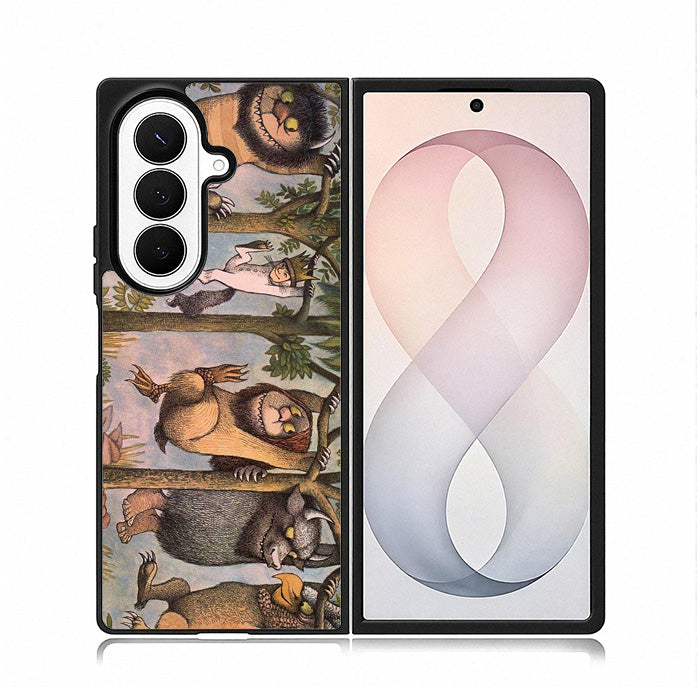 Where The Wild Things Are funny Samsung Galaxy Z Fold 8 Ultra Case BC1679