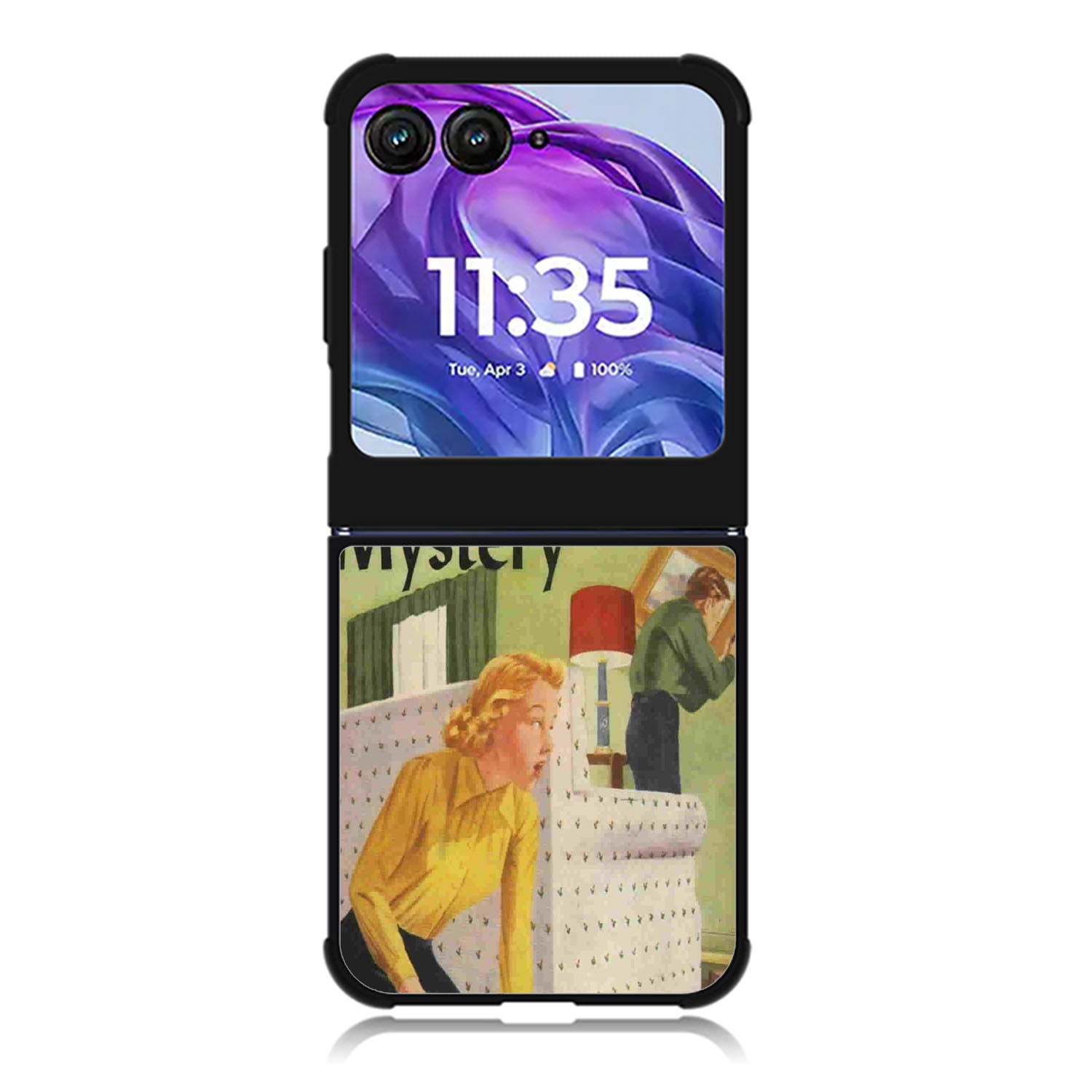 Retro Nancy Drew Motorola Moto Razr 2024 , Moto Razr 50 Case FE1682