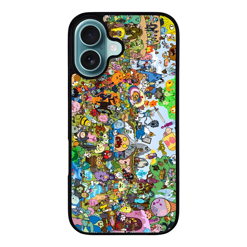 Adventure Time All Characters Case iPhone 16 Plus BC1683
