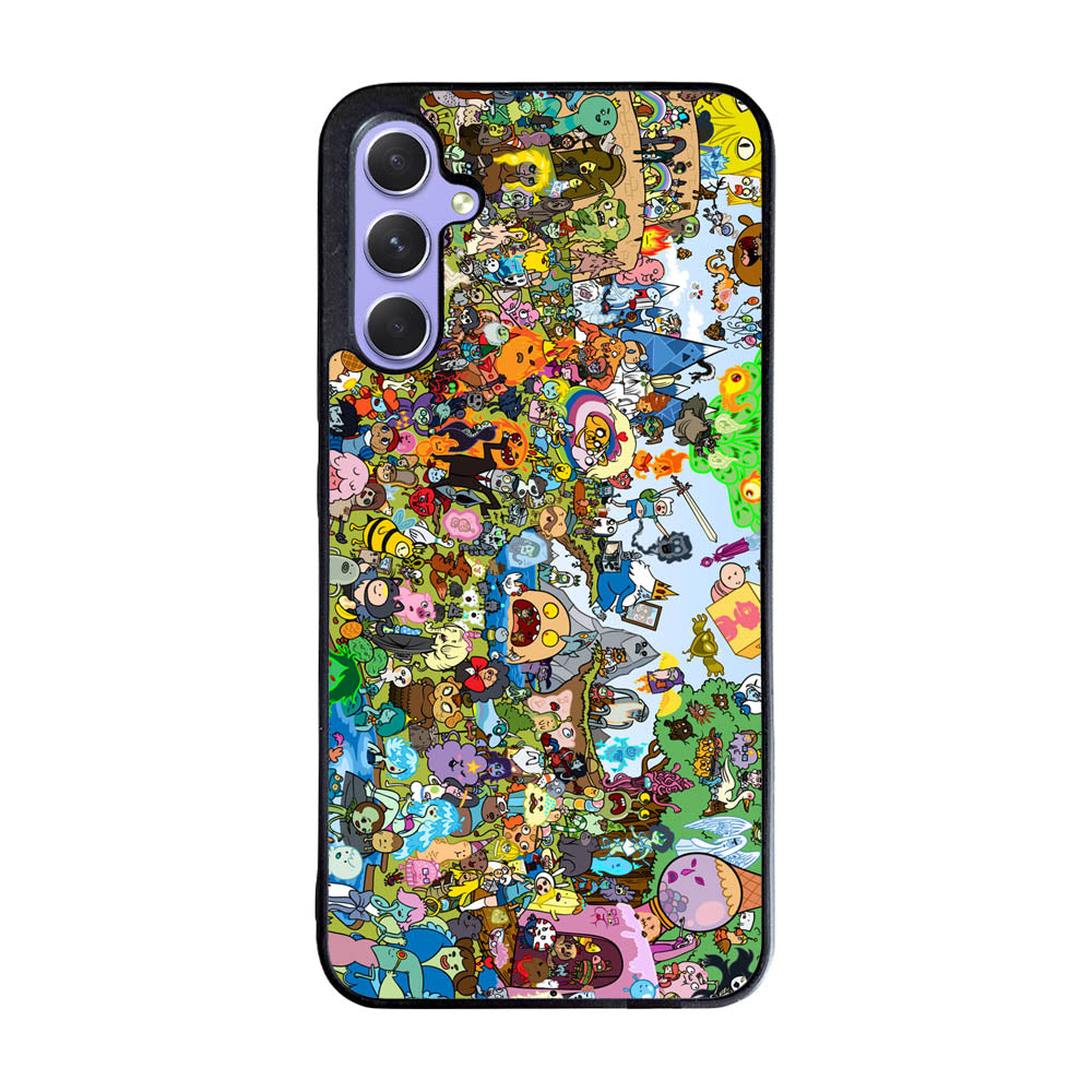 Adventure Time All Characters Case Samsung Galaxy A35 5G BC1683