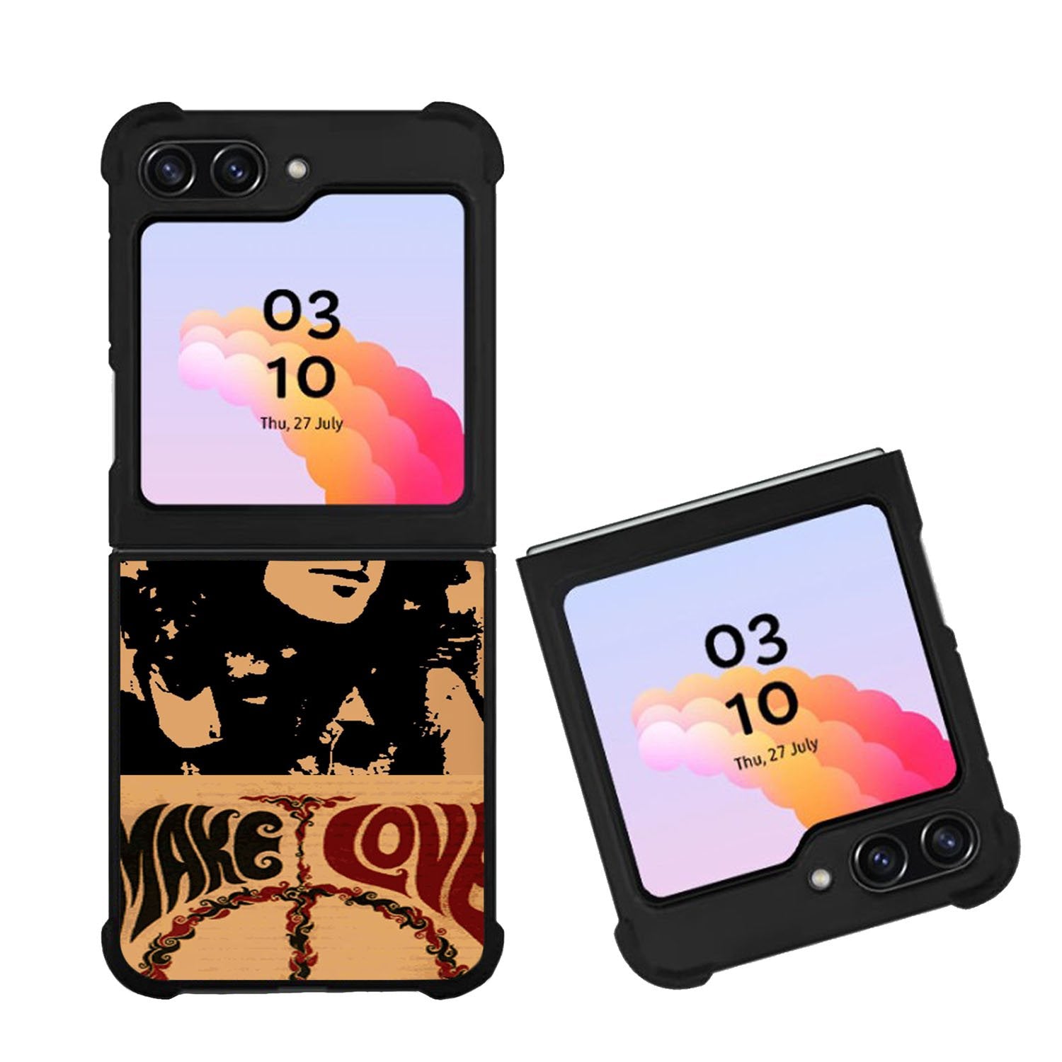 John Lennon Peace and Love Case Samsung Galaxy Z Flip 5 5G BC1687