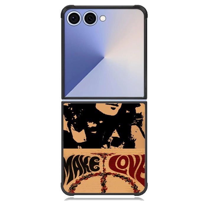John Lennon Peace and Love Samsung Galaxy Z Flip 7 Case BC1687