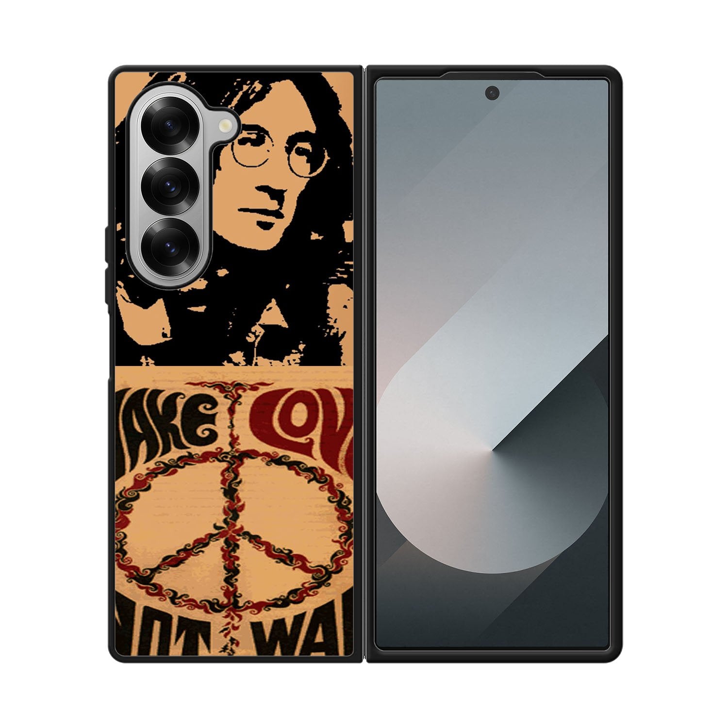 John Lennon Peace and Love Case Samsung Galaxy Z Fold 6 5G BC1687
