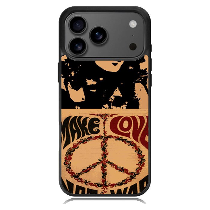John Lennon Peace and Love iPhone 17 Pro Case BC1687