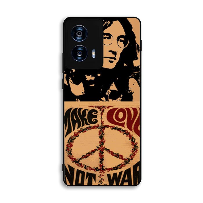 John Lennon Peace and Love Motorola Moto G Power 5G 2024 Case BC1687