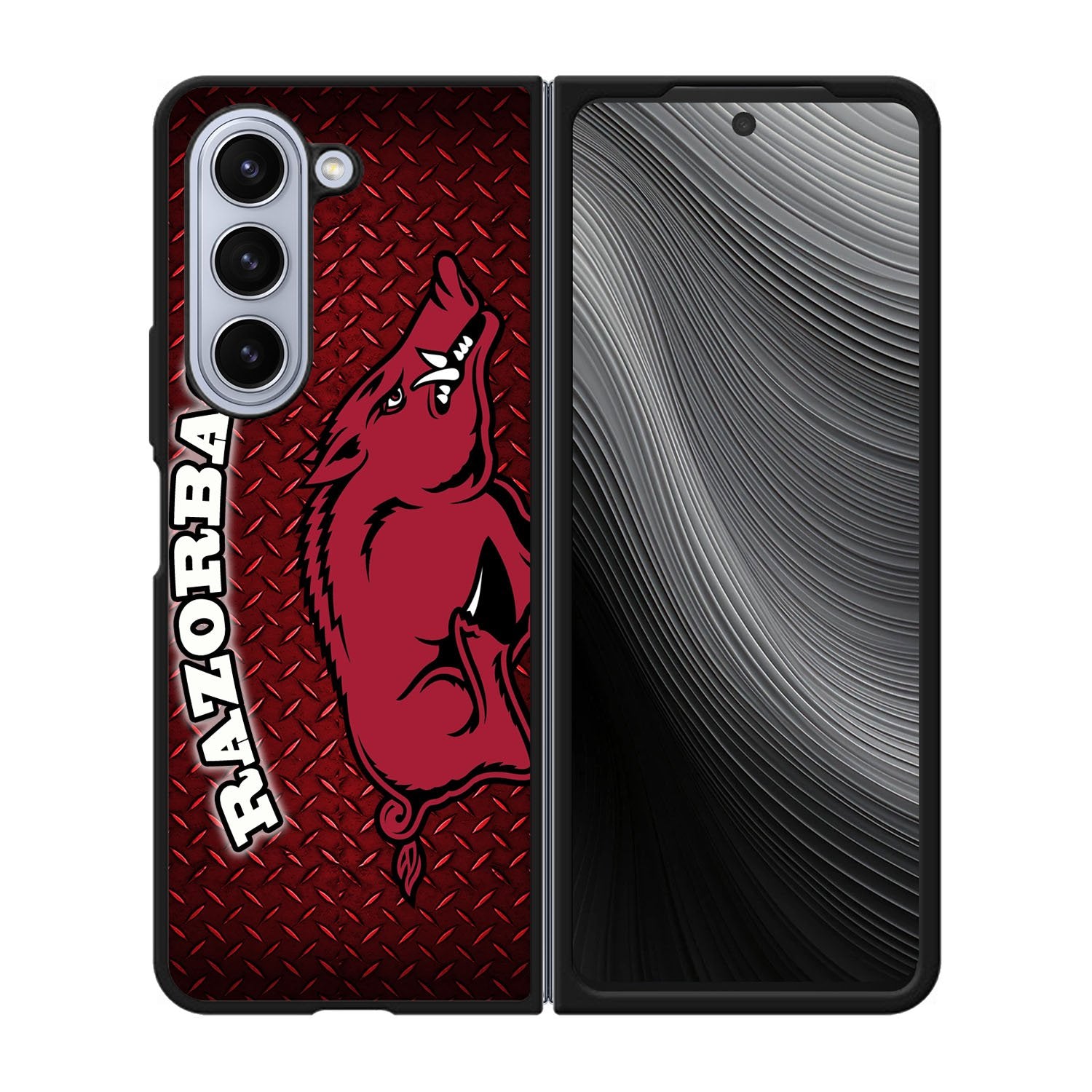 Arkansas Razorbacks Logo Mascot Case Samsung Galaxy z Fold 5 5G BC1689