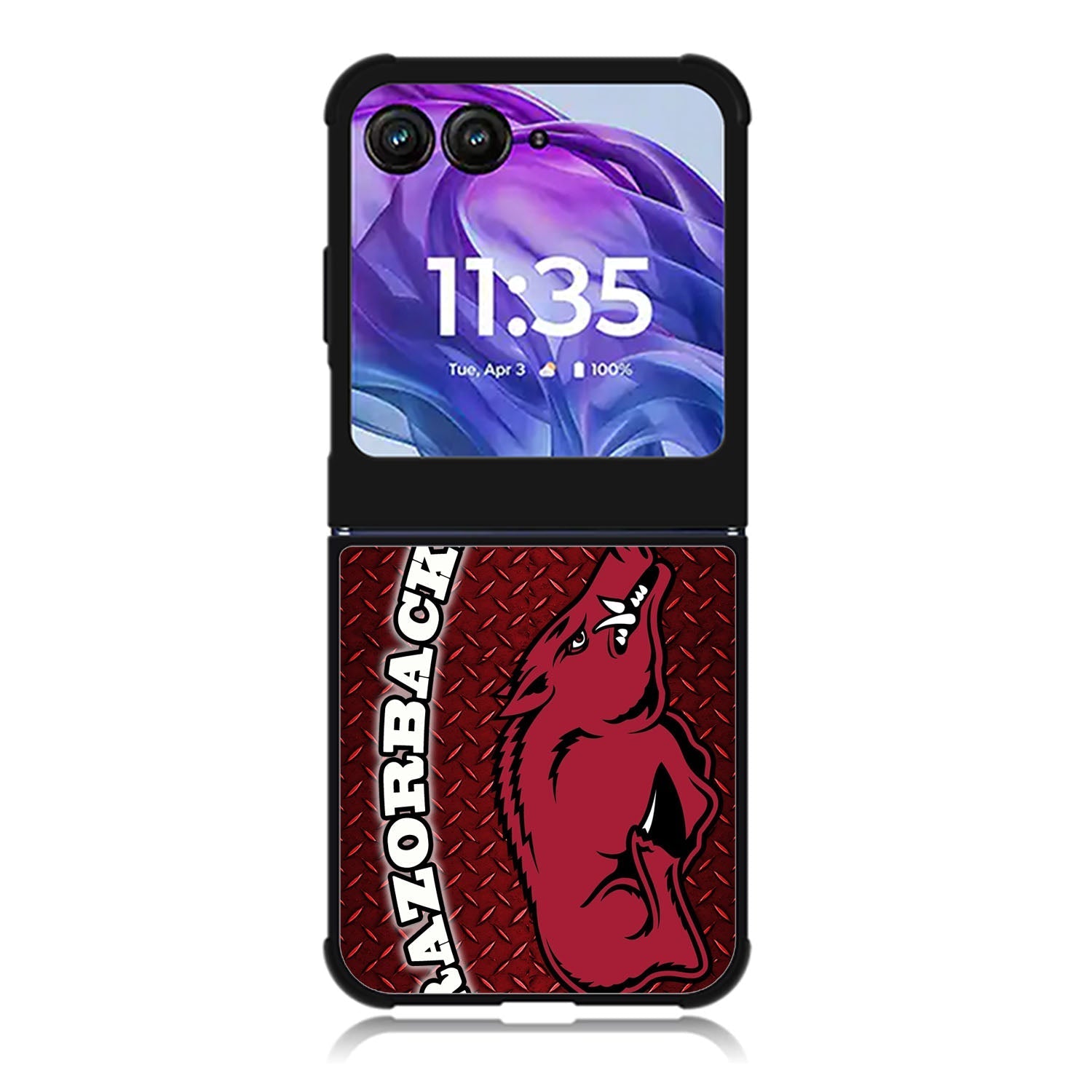 Arkansas Razorbacks Logo Mascot Motorola Moto Razr 2024 , Moto Razr 50 Case FE1689