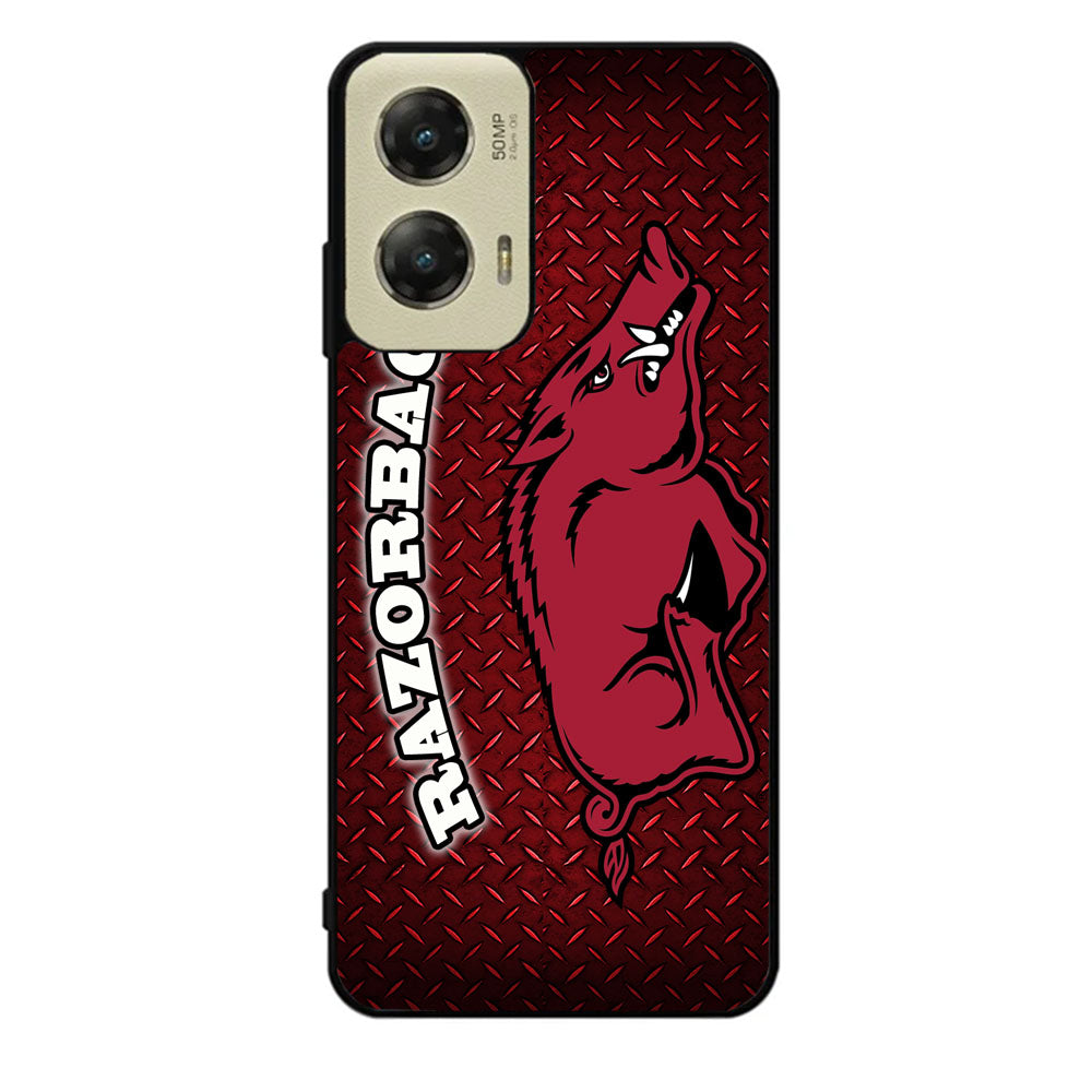 Arkansas Razorbacks Logo Mascot Case Motorola Moto G Stylus 2024 5G BC1689