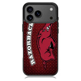 Arkansas Razorbacks Logo Mascot iPhone 17 Pro Case BC1689