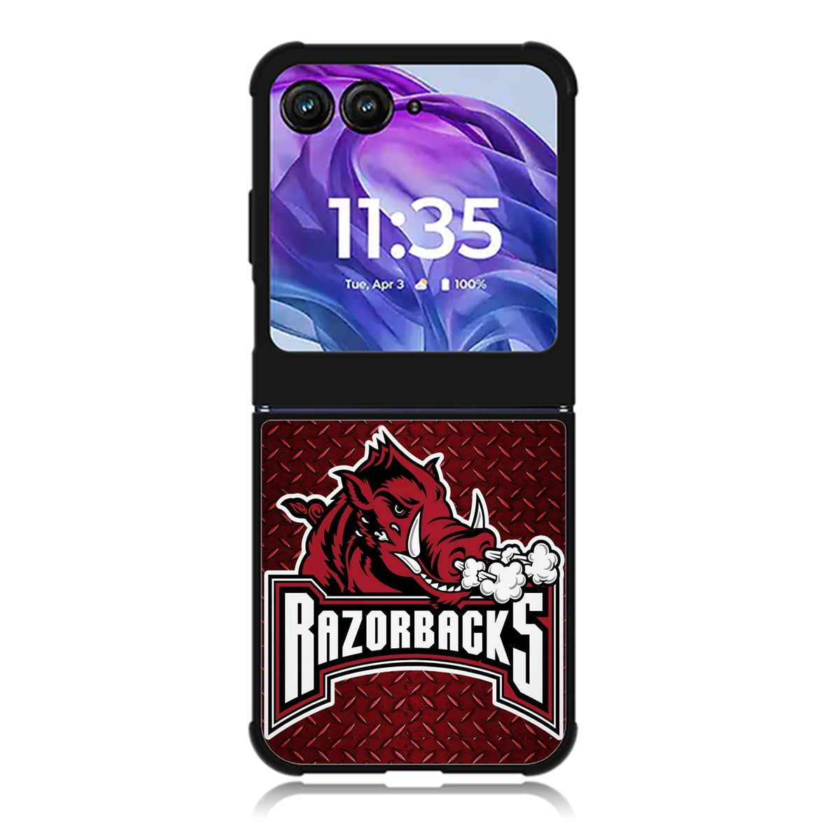 Arkansas Razorbacks Logo Motorola Moto Razr 2024 , Moto Razr 50 Case FE1690