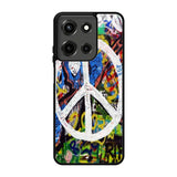 Peace Sign Graffiti Love Art Motorola Moto G 5G 2025 Case BC1701