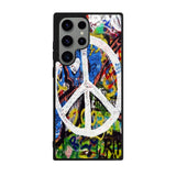 Peace Sign Graffiti Love Art Case Samsung Galaxy S25 Ultra 5G BC1701