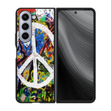 Peace Sign Graffiti Love Art Case Samsung Galaxy z Fold 5 5G BC1701