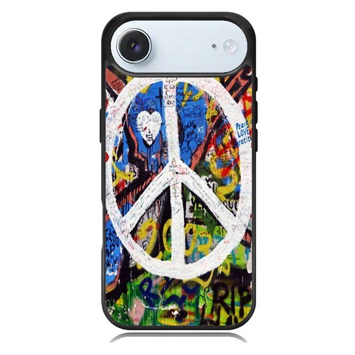 Peace Sign Graffiti Love Art iPhone 17 Air Case BC1701
